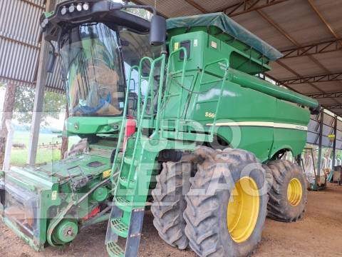 COLHEITADEIRA JOHN DEERE S660 ANO 2017 PLAT DRAPER 30
